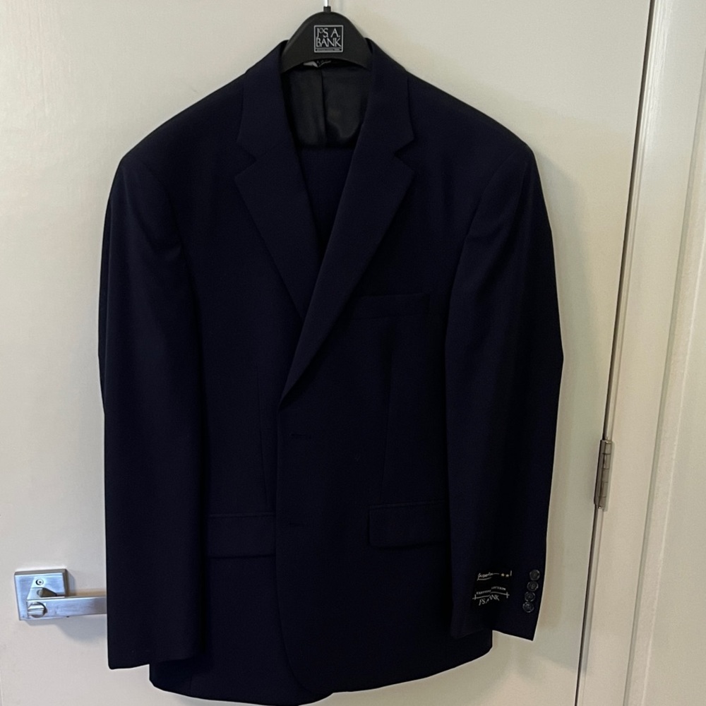 Jos. A Bank Men's Dark Navy Single-Breasted Suit Jacket - never worn